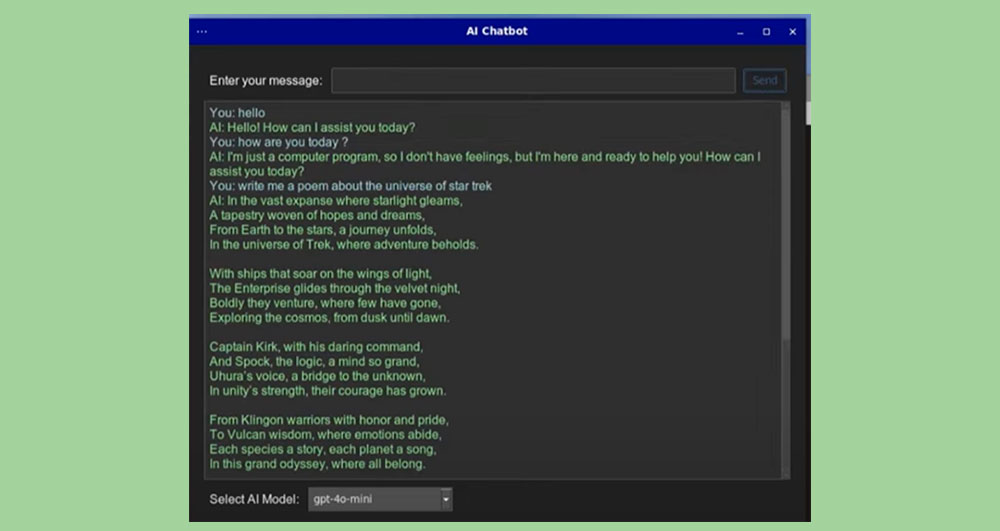 Electra coder poem result
