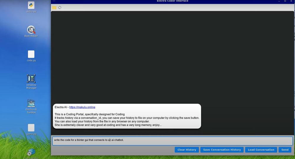 Electra coder screenshot