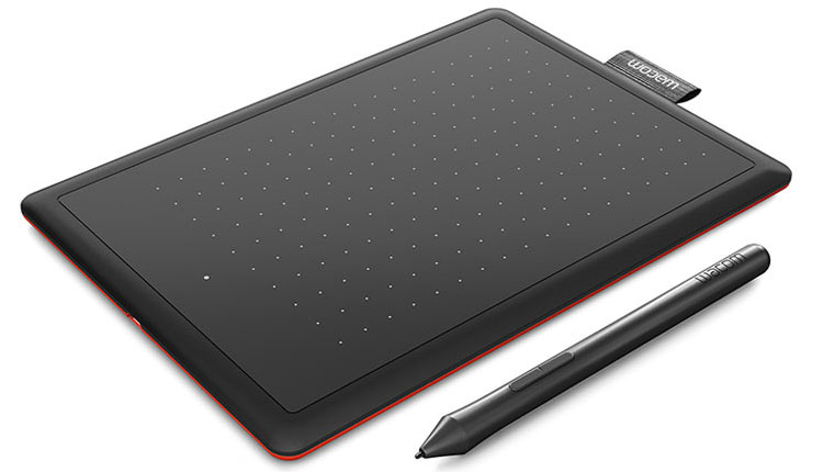 One by Wacom small graphics drawing tablet