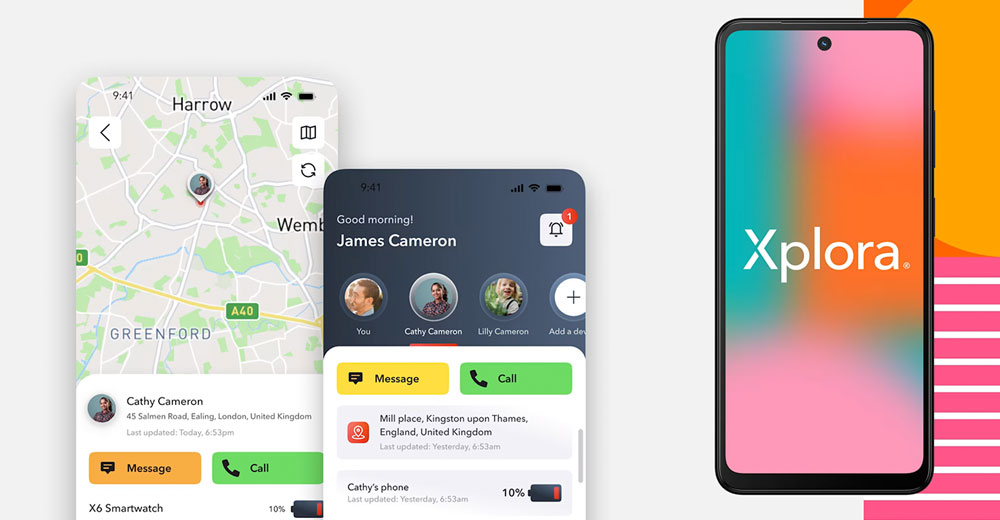 Xplora parental control app
